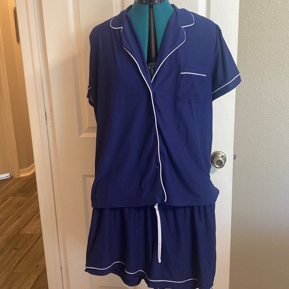 Boys 2 Piece Pajama Sleepwear Set Snowboard New With Tags